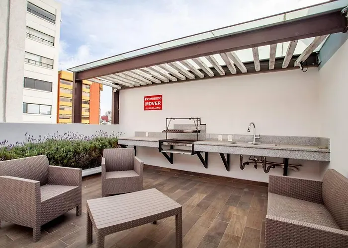 Apartment Condesa Mexican Hideway 3bd 2ba Roof 200mbps